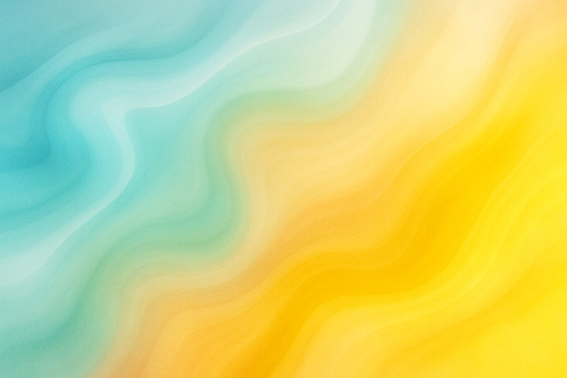 Soft gradient background transitioning from turquoise to yellow